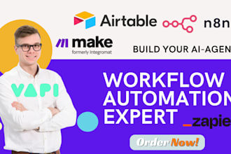 build an n8n automation n8n API integration workflow zapier make com automation