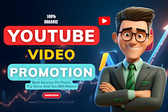 do organic youtube video promotion for channel growth