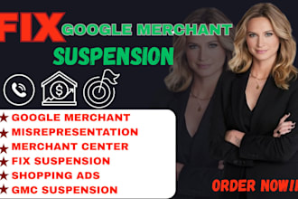 fix google merchant center gmc suspension and setup shopping ads
