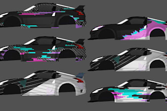 3d car modeling game vehicle design assetto corsa competizione livery mod design