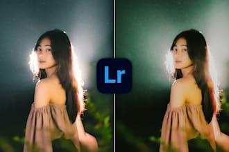 give your photos cinematic or moody lightroom edits
