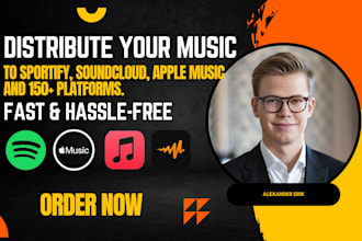 fix issues and distribute your music via distrokid, ditto, tunecore or cd baby