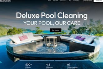 swimming pool contractor website landscapers pool cleaning pool service website