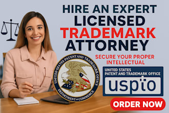 be your licensed USA trademark attorney, amazon brand registry, uspto