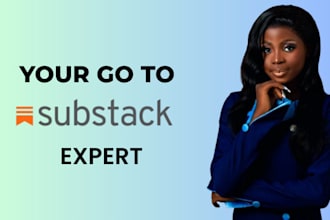 setup your substack account, design newsletter template substack publication
