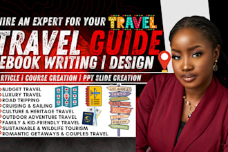 write and design travel guide ebook tour guide tourism travel planner travel