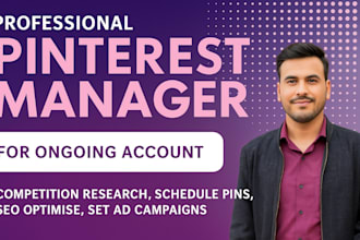 be your pinterest social media manager to grow your brand