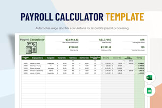 convert your excel file into a web app calculator, google sheet, or finance tool