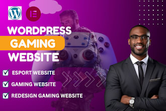 build you gaming clan or esport team website on wordpress