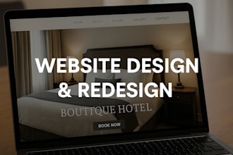 do squarespace website design redesign property management hotel booking website
