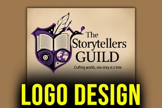 design a unique storytelling logo that sparks imagination