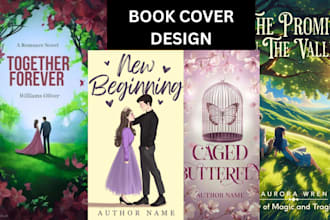 design book cover, ebook cover for amazon kindle, paperback cover, kdp cover