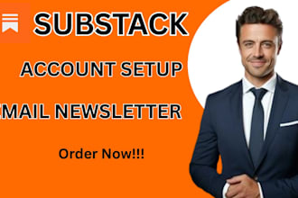 setup substack promotion account email newsletter publication newsletter