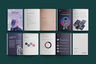 design a professional pitch deck