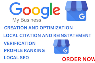 optimize google my business page for local SEO gmb ranking