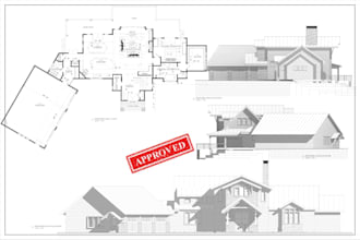 draw architectural blueprint, mep, permit drawing for permit
