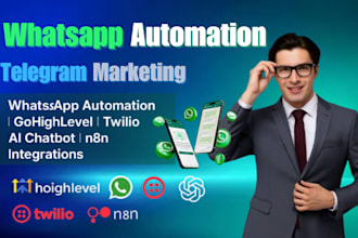 gohighlevel setup whatsapp ai chatbot n8n ghl fix bot whatsapp automation twiilo