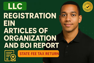 do streamline llc registration in the US and obtain a legitimate ein number