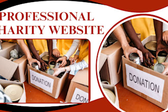 build responsive nonprofit, ngo, charity, or 501c3 fundraising donation website