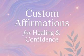 create personalized affirmations for confidence and healing