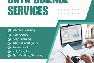 create ai, ml, data science, generative ai models using python