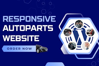 wordpress auto parts website, auto parts ecommerce website, car rental website