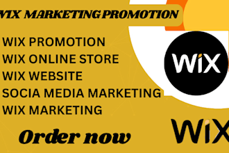 do wix website promotion, wix online store marketing, ecommerce marketing