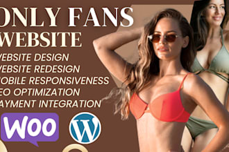 design a premium onlyfans management agency website or onlyfans modeling website