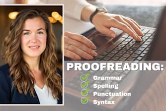 proofread your manuscript for spelling, grammar, syntax