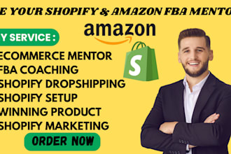 amazon fba consultant dropshipping mentor shopify coach ecomerce specialist