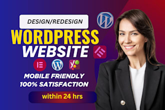 be a wordpress website developer and responsive webs builder