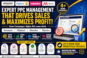 create a profitable PPC campaigns for amazon flipkart