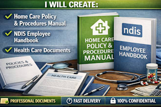 write home care policy and procedures manual ndis employee handbook health care