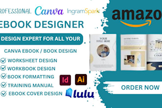 do canva ebook design workbook design journal planner lead magnet for amazon kdp