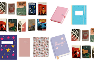 typeset layout format notebook journal workbook interior cover planner design