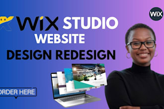 wix studio website design redesign, wix studio revamp wix studio website