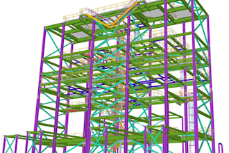 do structural steel detailing, 3d modeling in tekla structures
