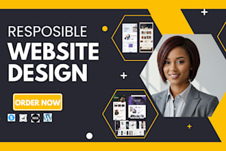 craft a fully custom, SEO optimized and responsive wordpress website and wix