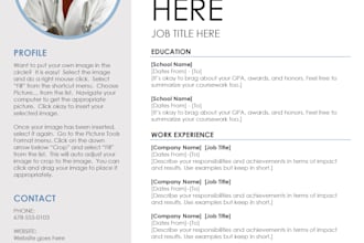 write a professional resume that gets you hired