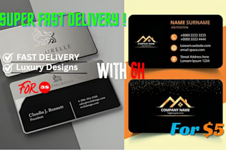design stunning and unique business cards