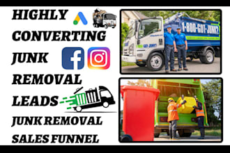 generate junk removal leads cleaning leads dumpster rental leads hauling leads