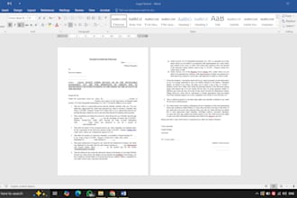 provide legal drafting within 24 hours like legal notices etc