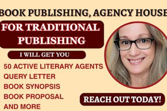 write query letter, present the best 50 literary agents according to your genre