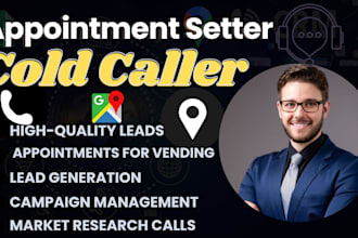 do appointment setter cold caller telemarketer vending machine solar leads sales