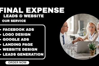 provide  insurance leads heath insurance facebook ads lead generation website