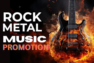 pitch your rock metal music promotion to 900 active playlist curators
