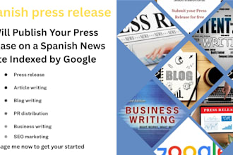 distribute your press release on a spanish news platform indexed by google