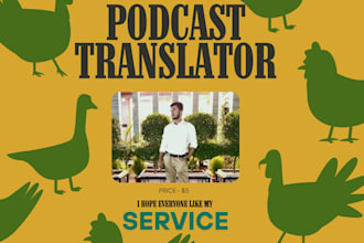 translate podcast or video with summary