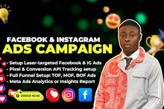 setup shopify facebook ads campaign instagram ads pixel setup meta ads manager