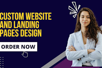design a wordpress or wix landing page and website for coaches
